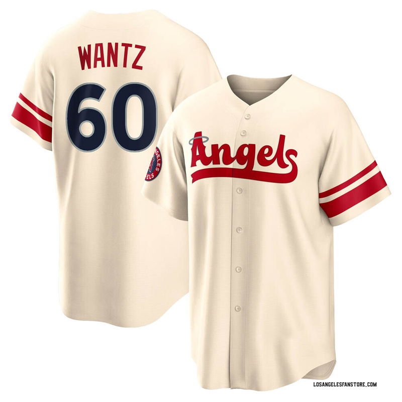 Nolan Schanuel Men's Nike White Los Angeles Angels Home Replica Custom Jersey Size: Large