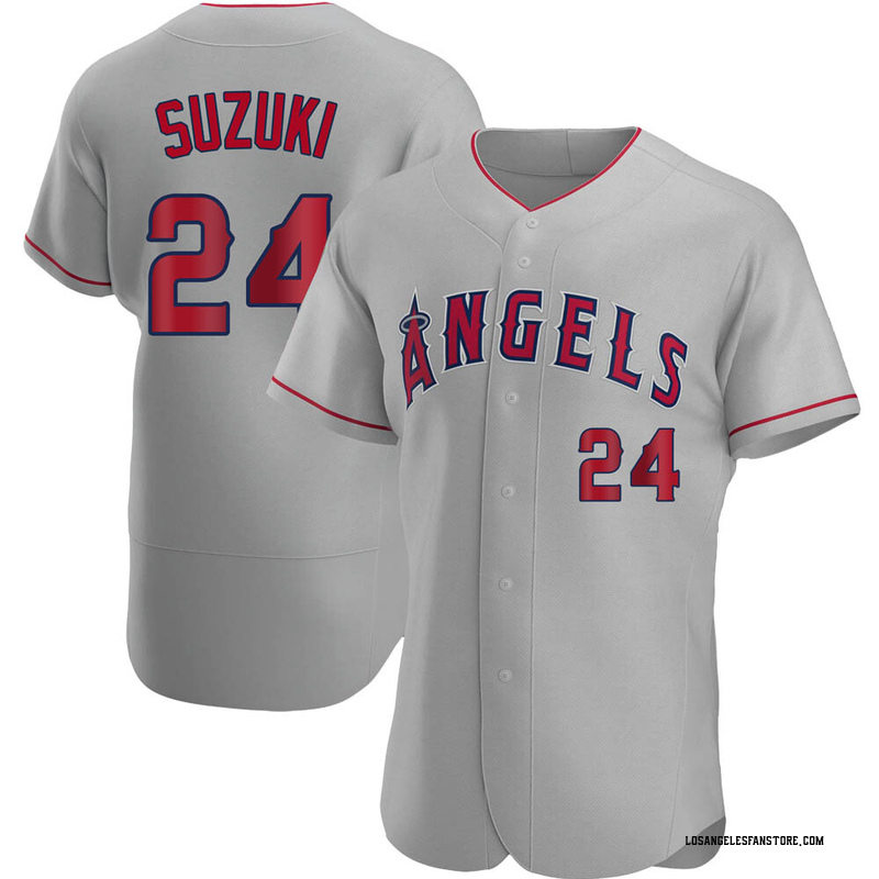 Men's Los Angeles Angels 24 Kurt Suzuki 2022-23 City Connect Cream Jersey -  Bluefink