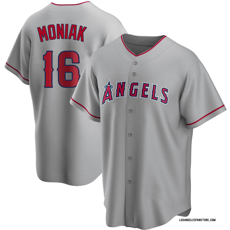 Nolan Schanuel Men's Nike White Los Angeles Angels Home Replica Custom Jersey Size: Large