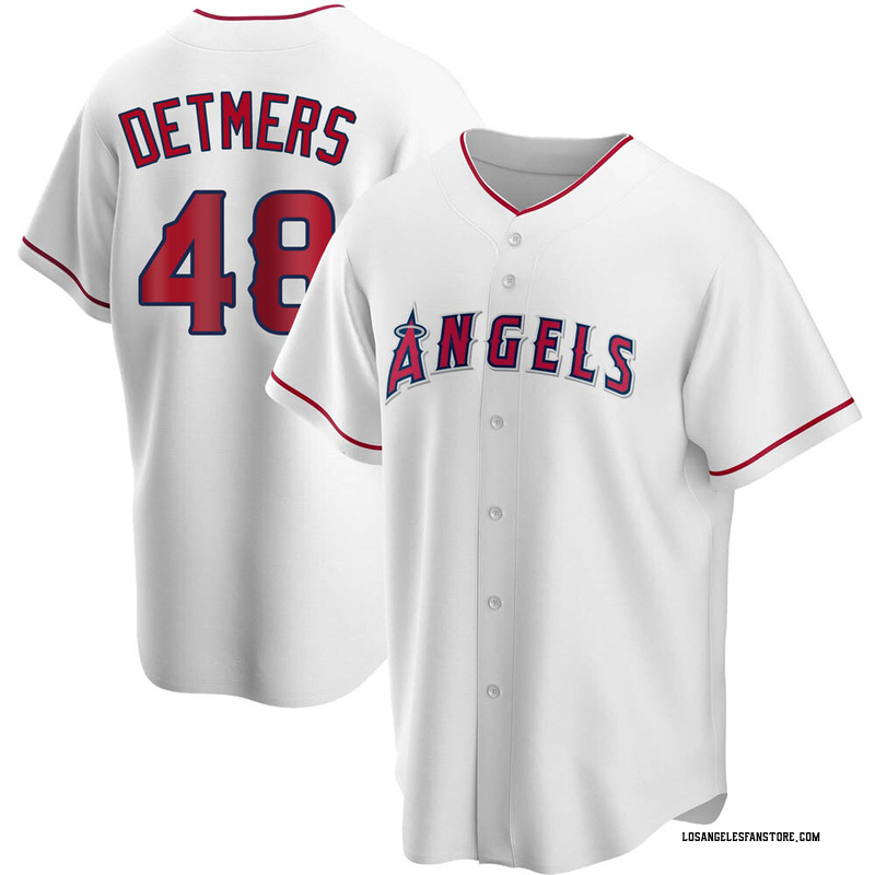 Men's Reid Detmers Los Angeles Angels Red 2022 City Connect Name